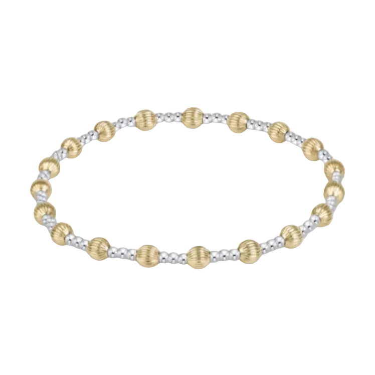 Dignity Sincerity Mixed Metal 4mm Bracelet