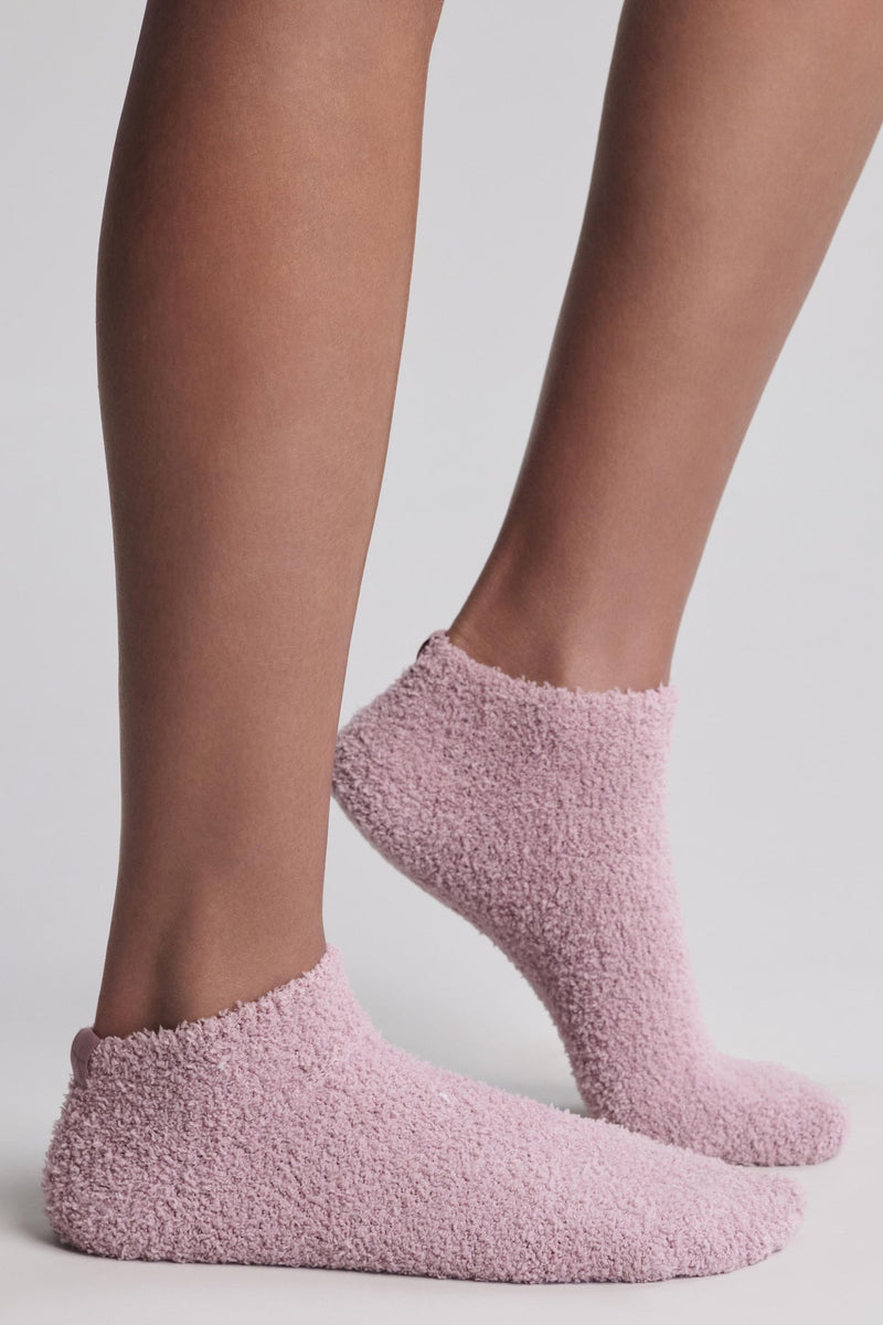 Cozy Chic Heathered Stripe Ankle Sock Set