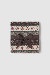 CozyChic FairIsle Scarf In Umber Multi