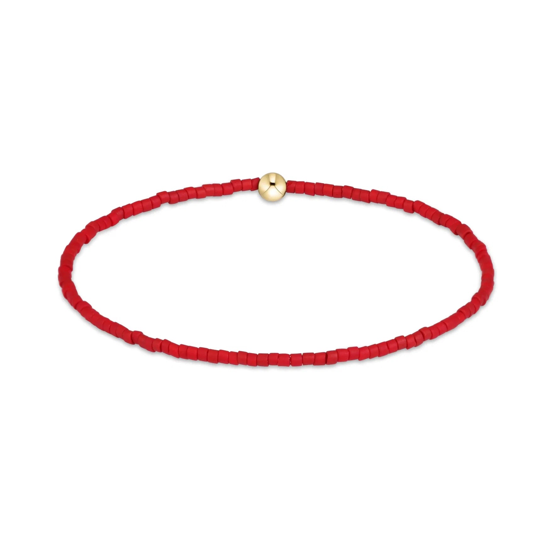 Gameday Hope Classic Pearl Bracelet - Crimson