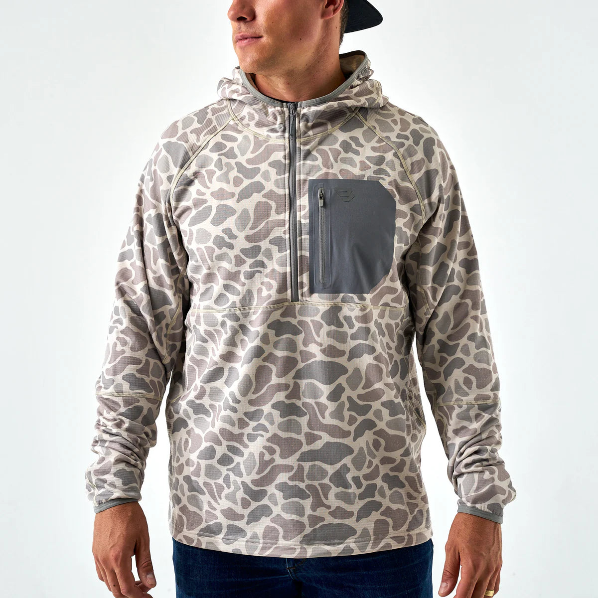 Blaze Tech Quarter Zip - Classic Deer Camo