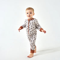 Baby Zip Up-Ducks And Dogs