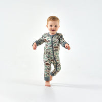 Baby Zip Up-Retro Duck Camo