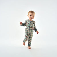 Baby Zip Up-Retro Duck Camo