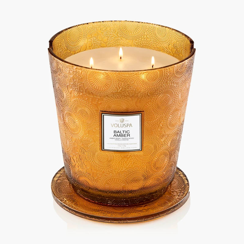Baltic Amber 5 Wick Hearth Candle