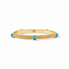 Cabochon Bangle- Iridescent London Blue