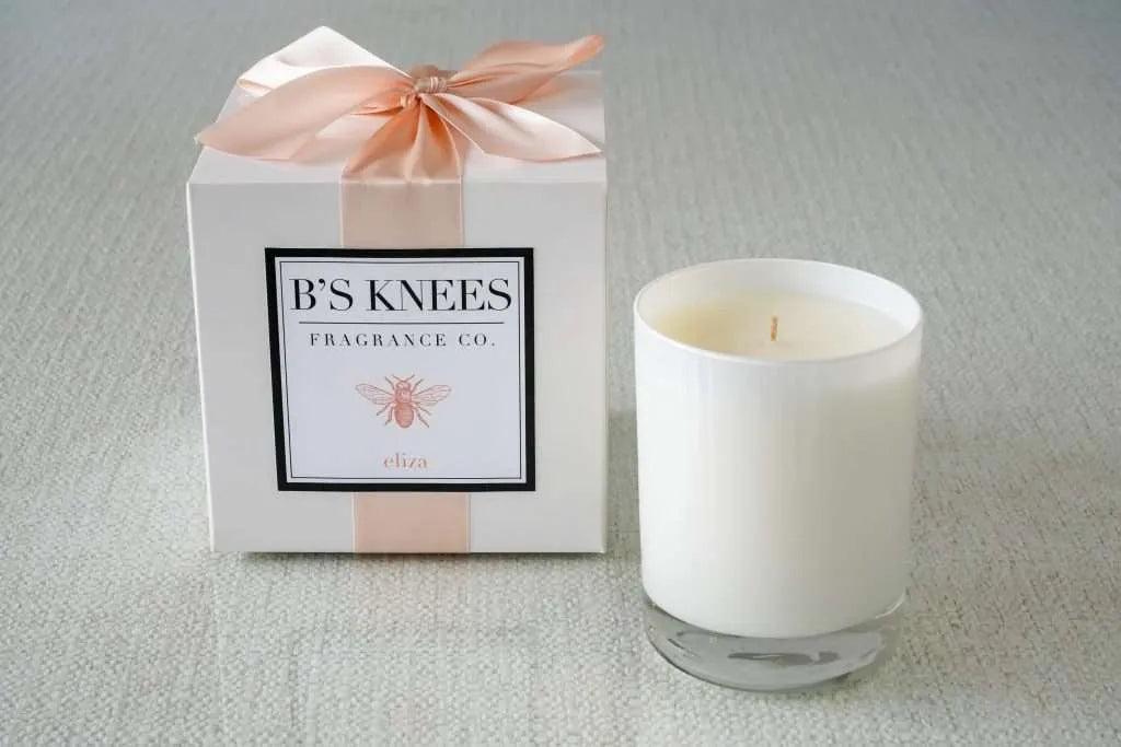 Eliza-1 Wick White Glass