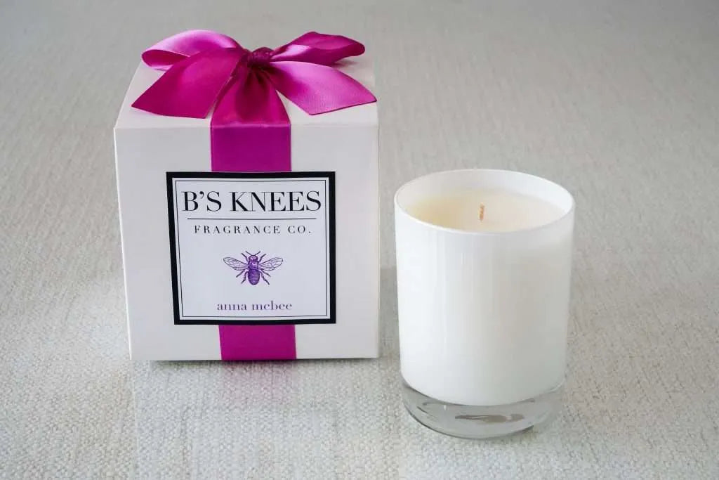 Anna McBee-1 Wick White Glass