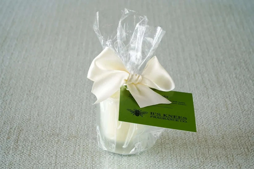 Frosted Glass Votive- Gardenia