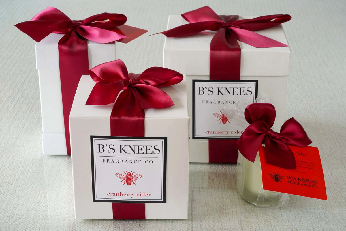 Cranberry Cider-1 Wick White Glass