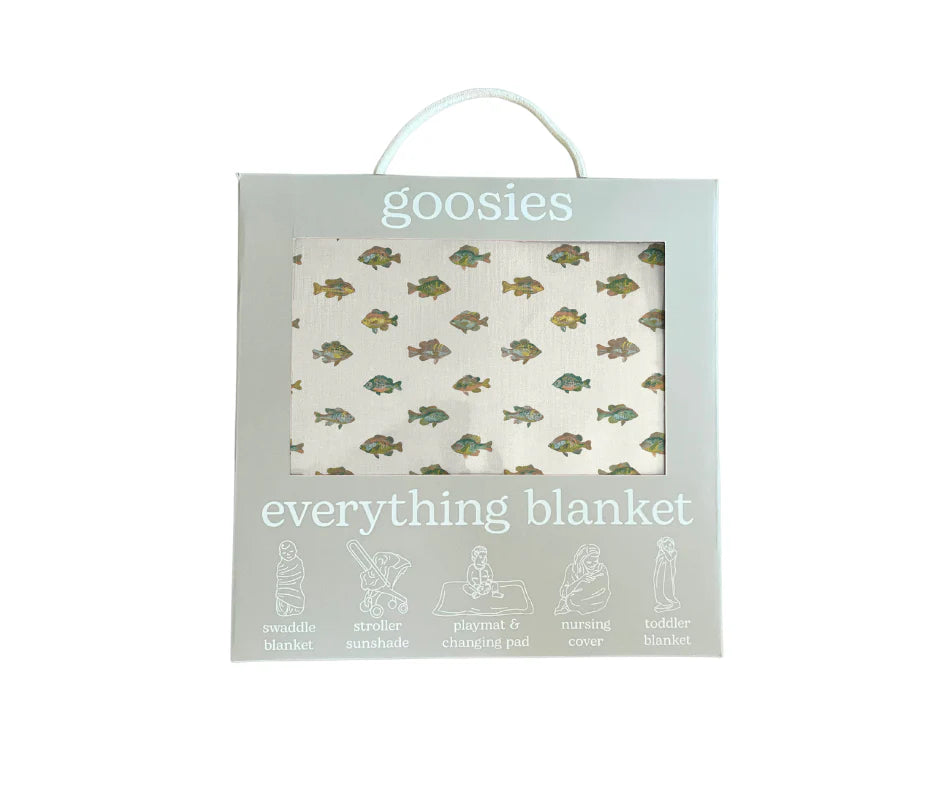Everything Baby Blanket- Lake Fish