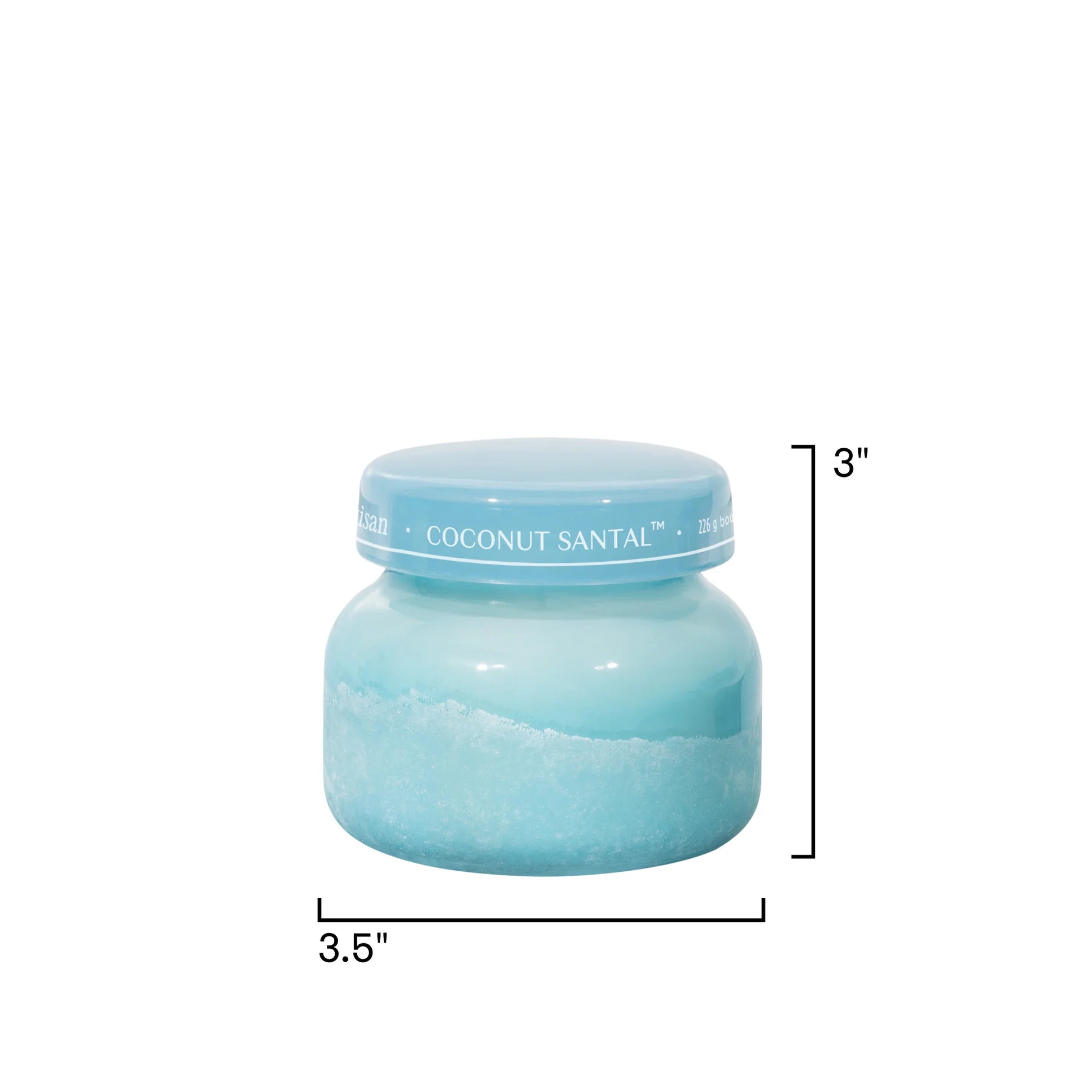 Coconut Santal Luce d' Almafi Petite 8oz. Candle