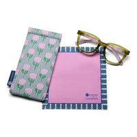 To The Max-Green/Rosemary Stripe Pink Reading Glasses