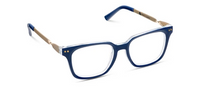 Sidebar-Navy/Rosemary Stripe Indigo Reading Glasses