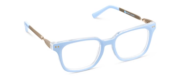 Sidebar-Light Blue/Rosemary Stripe Lavender Reading Glasses