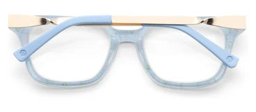 Sidebar-Light Blue/Rosemary Stripe Lavender Reading Glasses