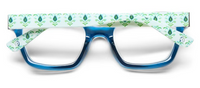 Siren-Deep Blue/Rosemary White Reading Glasses