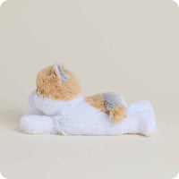 Plush toy fox on a beige background