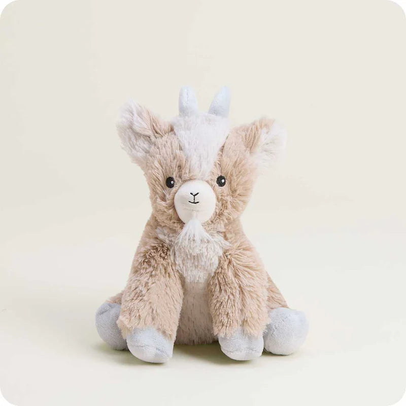 Plush toy llama on a white background
