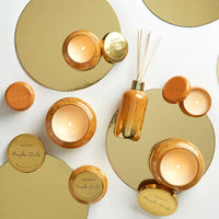 Pumpkin Dulce Glimmer Petite Candle, 8 oz.