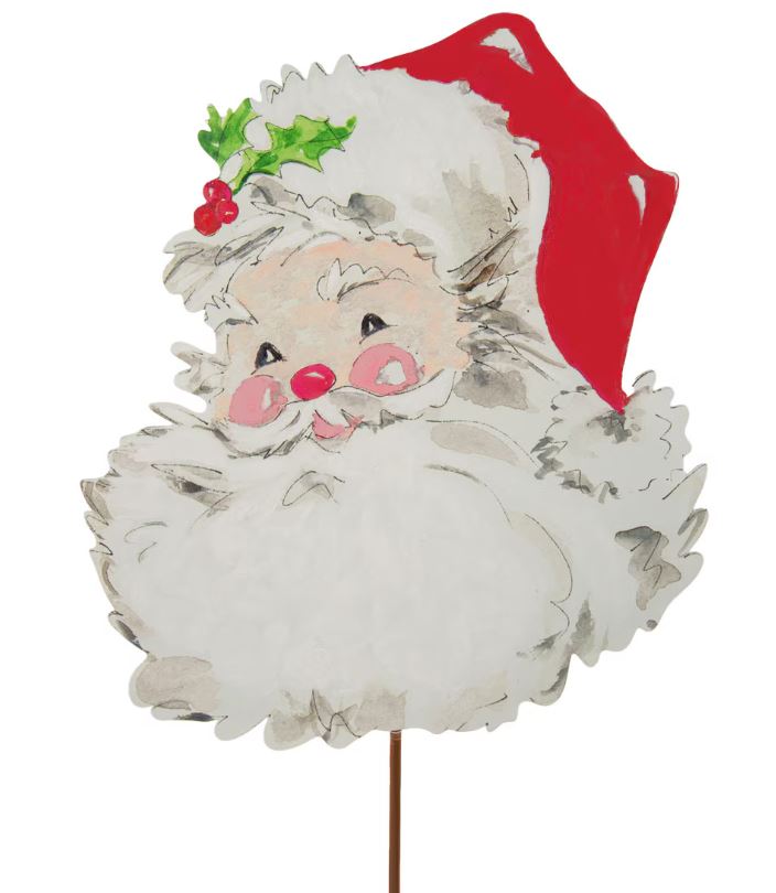 Red Santa Stake