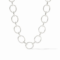 Catalina Light Link Necklace-Silver