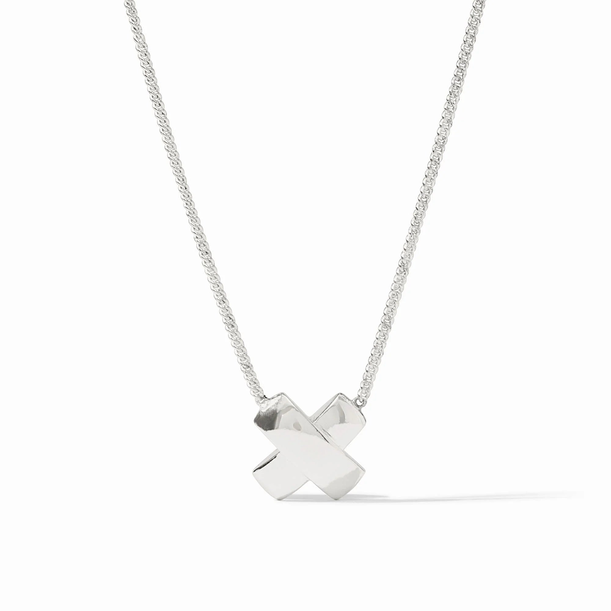 Catalina X Delicate Necklace-Silver