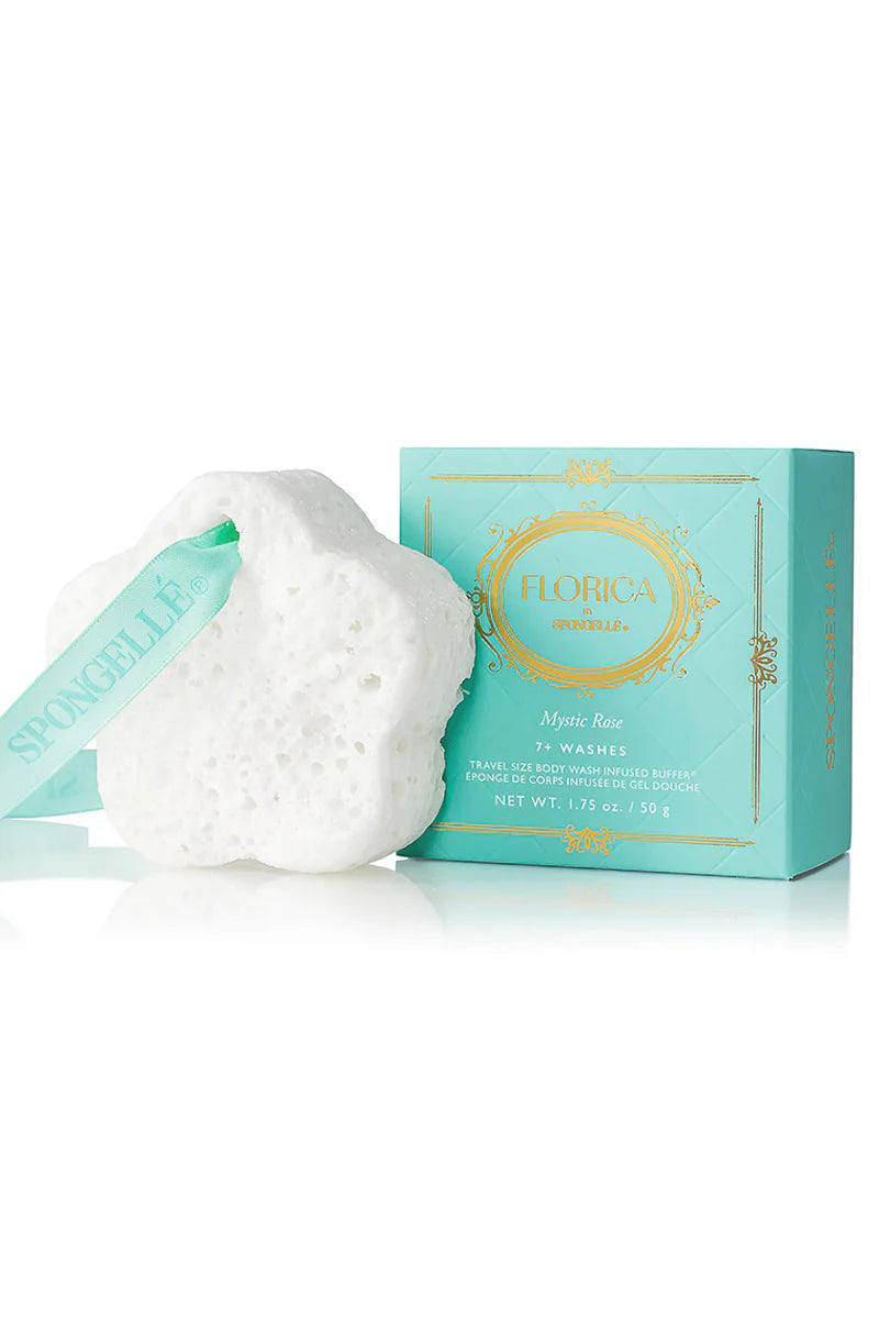 Spongelle Mystic Rose Body Wash Infused Buffer Travel Size