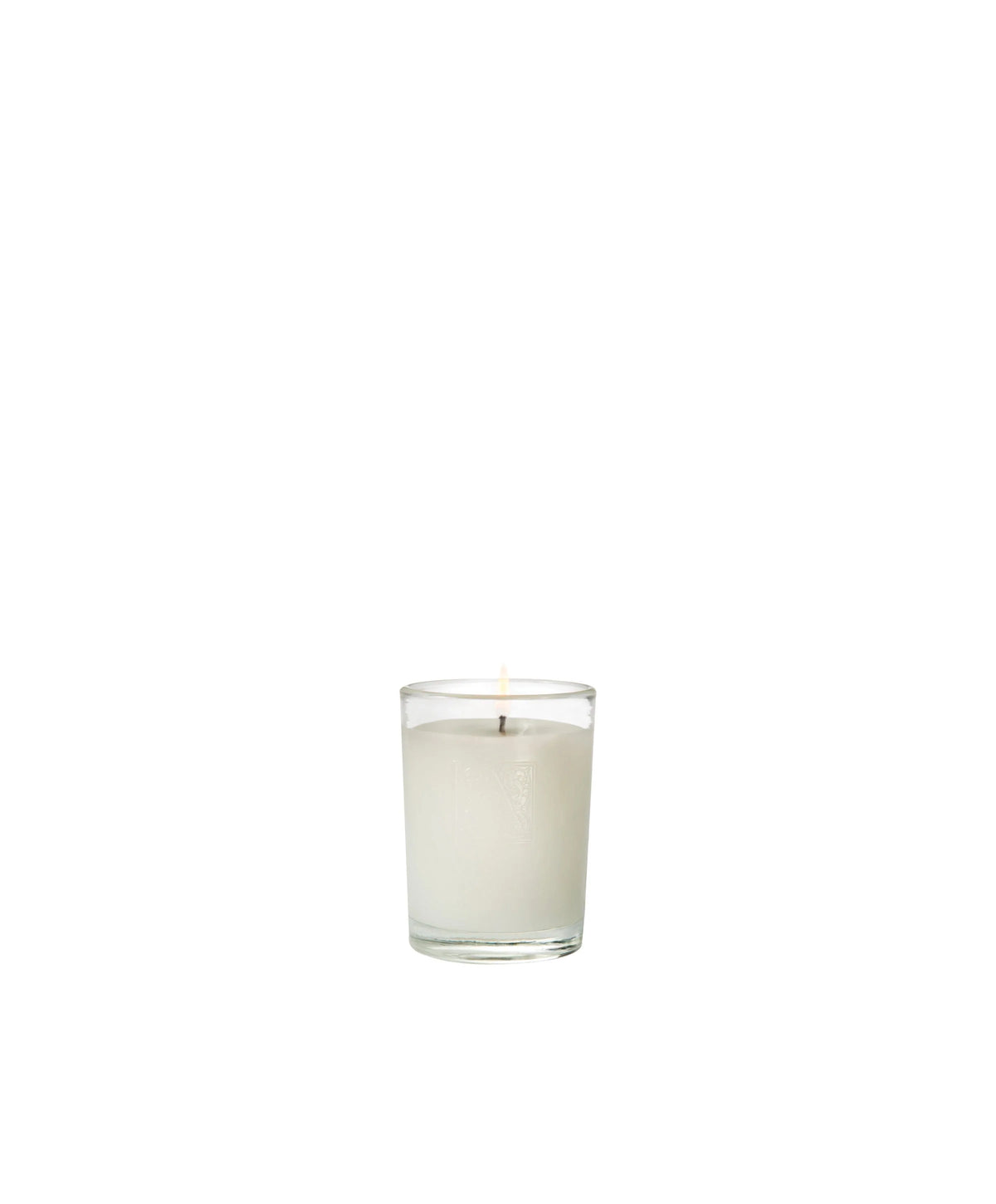 Holiday Champagne Votive Glass Candle