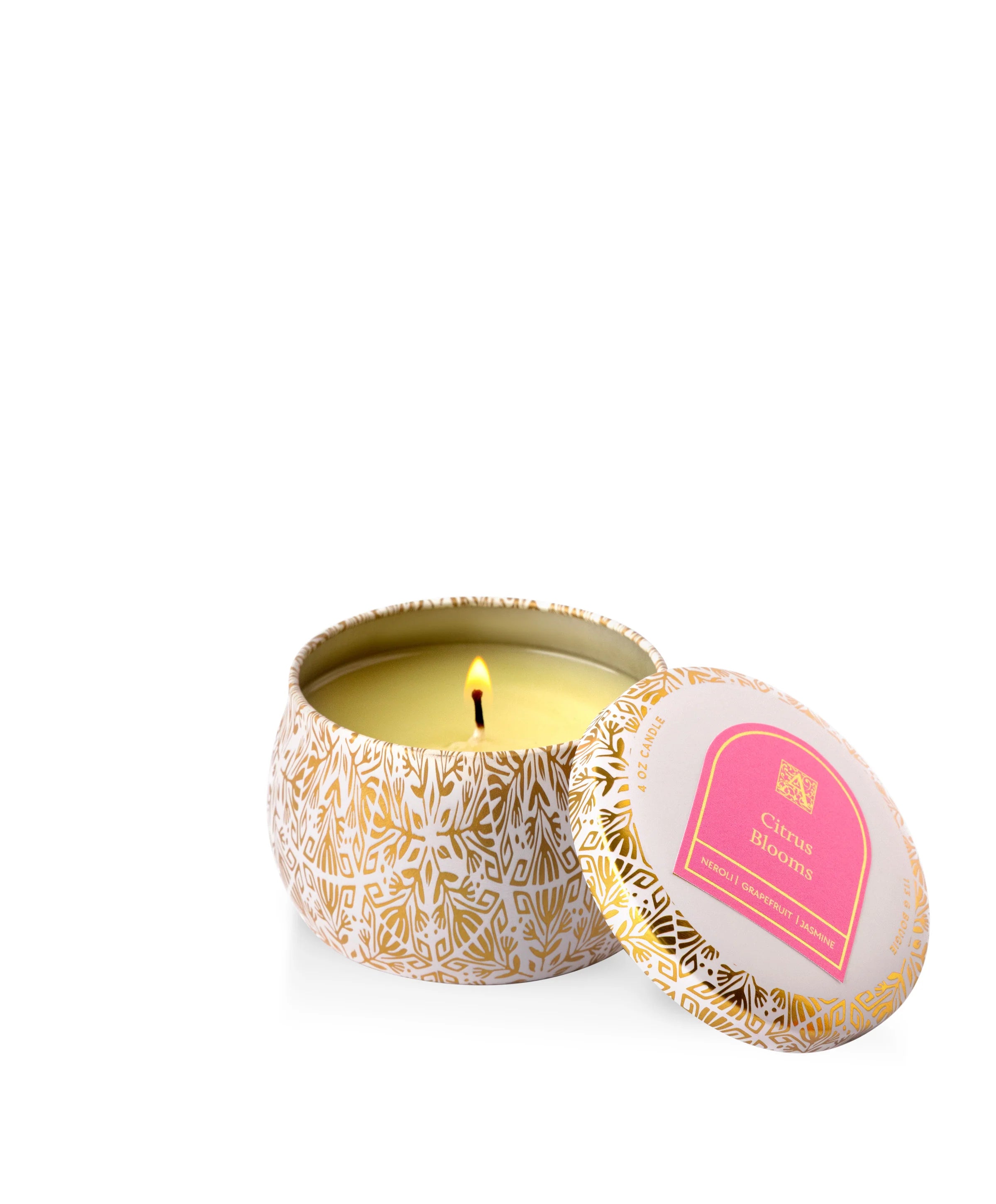 Citrus Blossom Travel Tin Candle