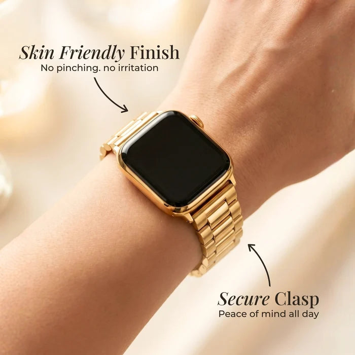 Classic Gold Luxury Apple Watch Strap