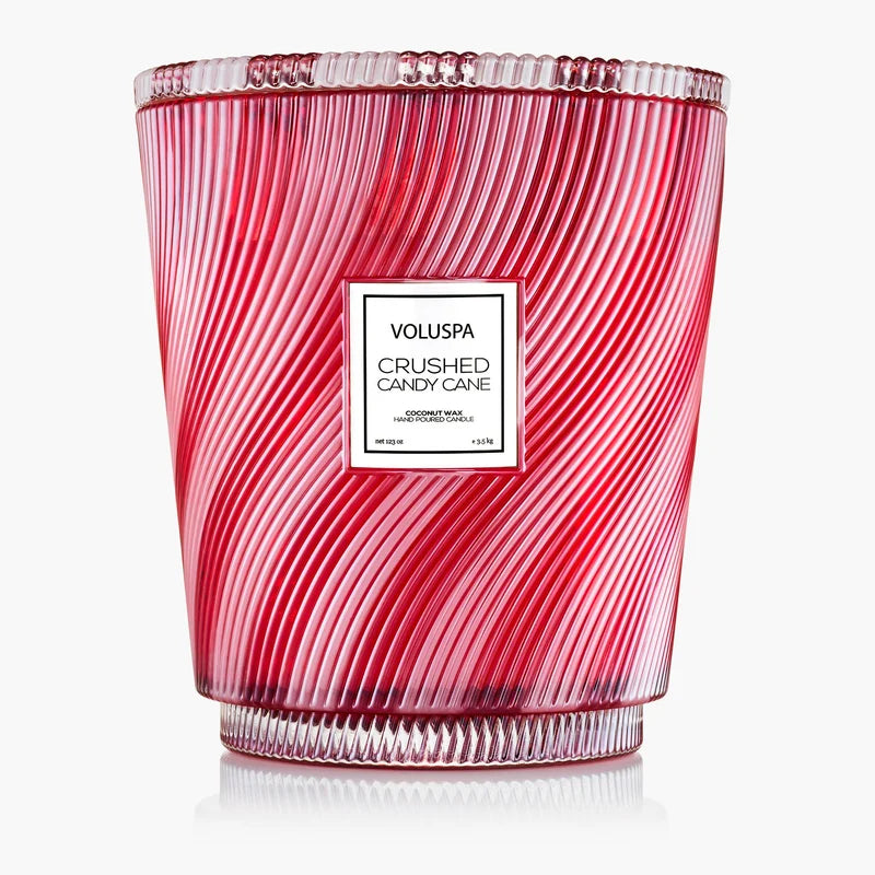 Crushed Candy Cane 5 Wick Hearth Candle