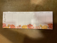 Weekly Notepads