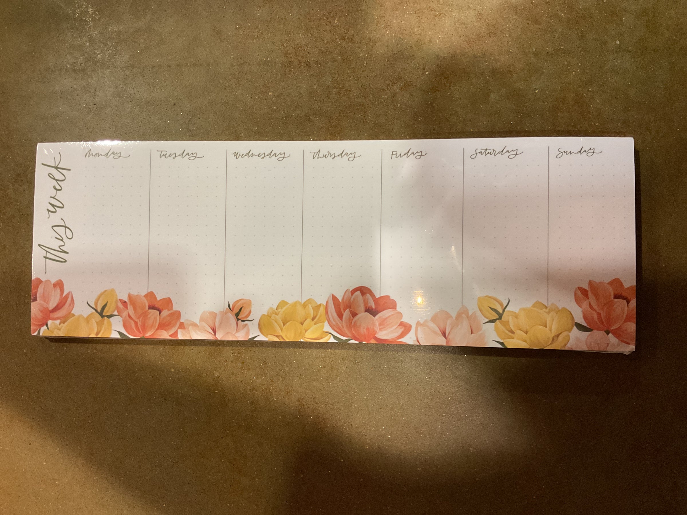 Weekly Notepads