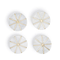 White Marble Coasters