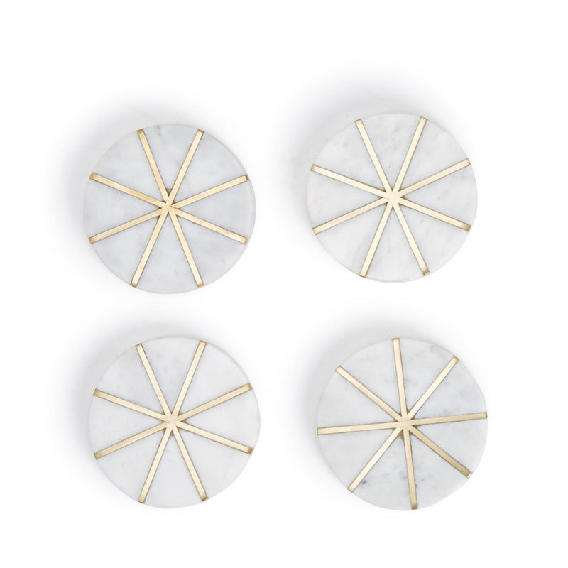 White Marble Coasters