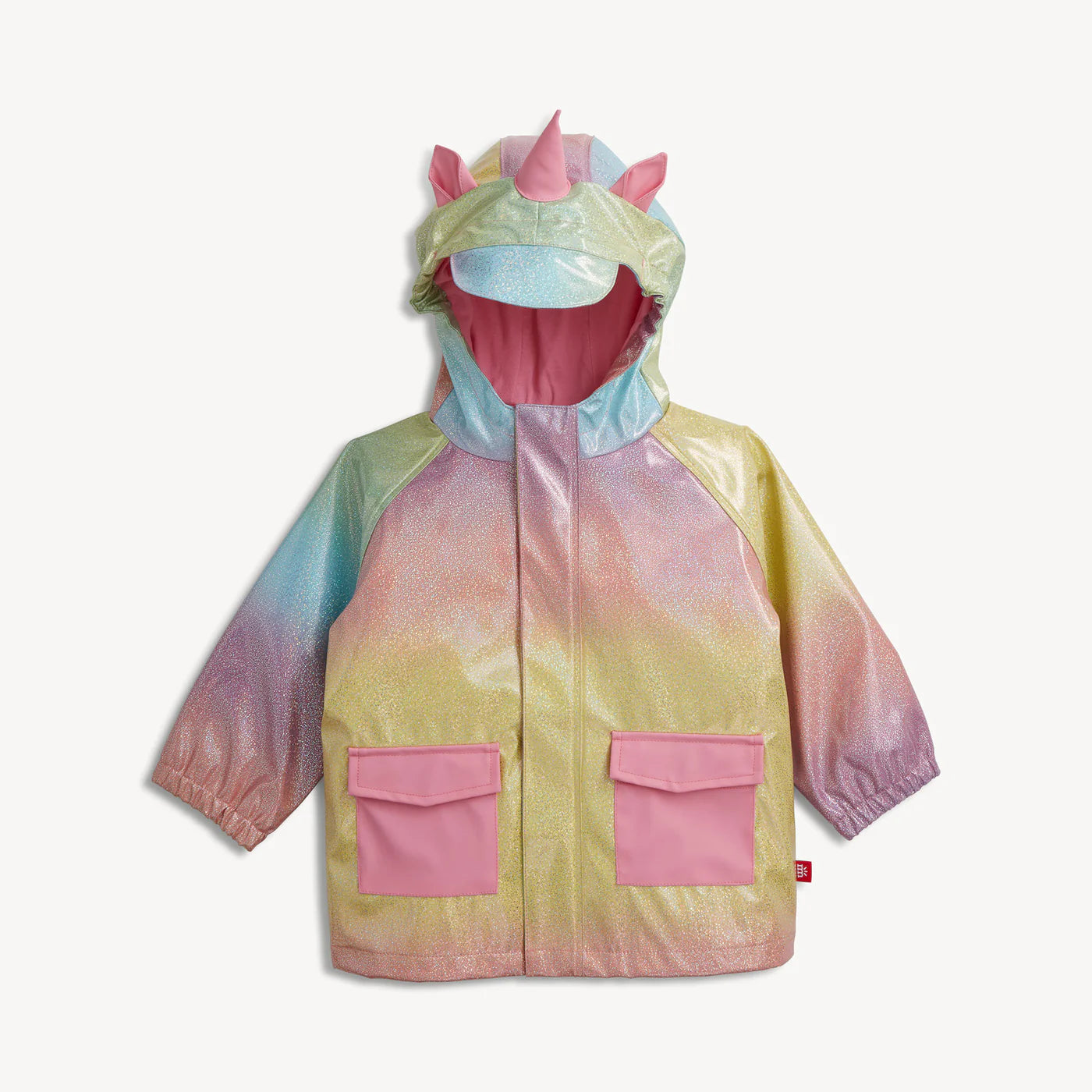 Unicorn Magnetic Sparkle Toddler Raincoat