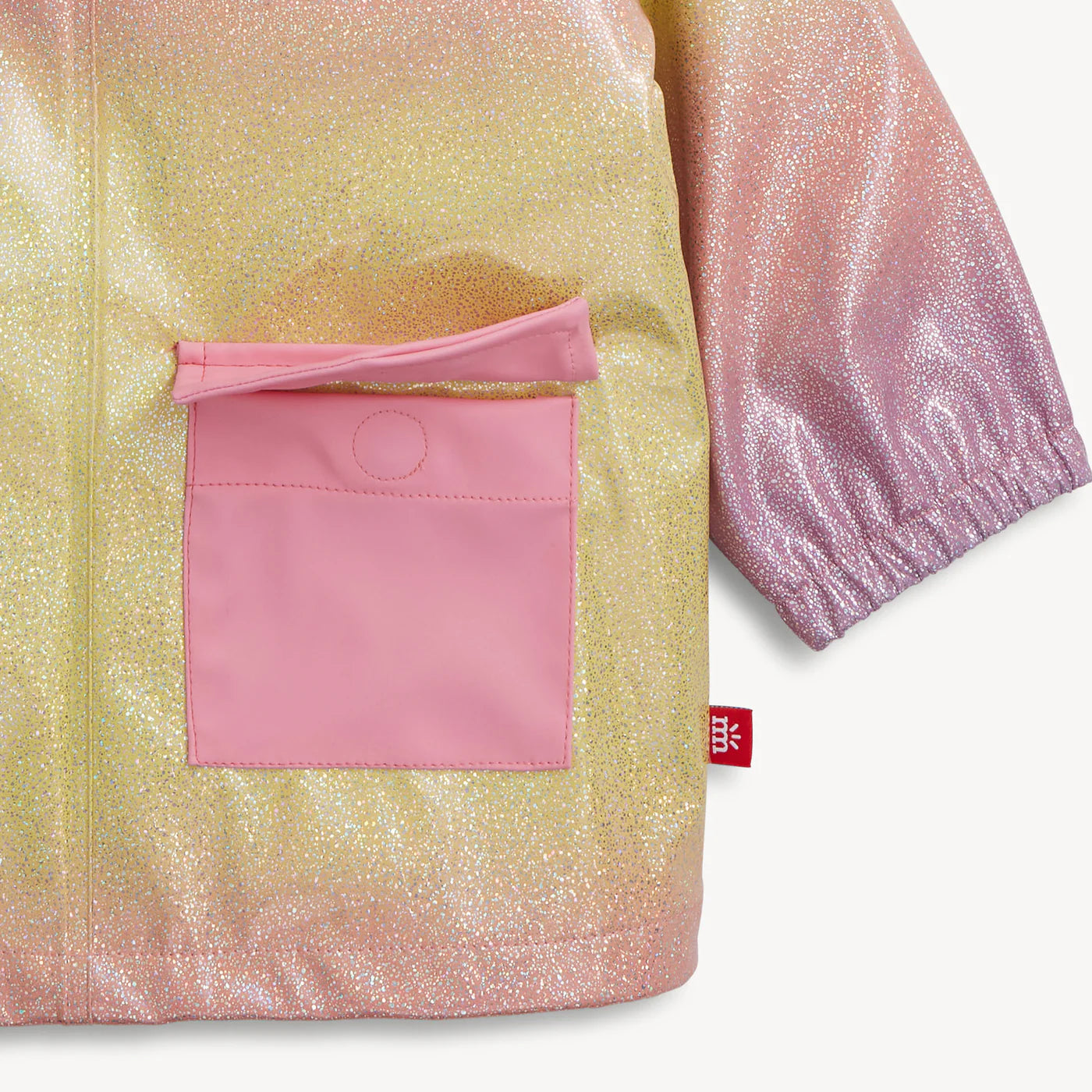 Unicorn Magnetic Sparkle Toddler Raincoat