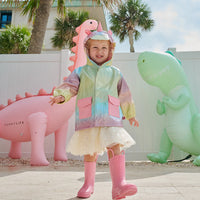 Unicorn Magnetic Sparkle Toddler Raincoat