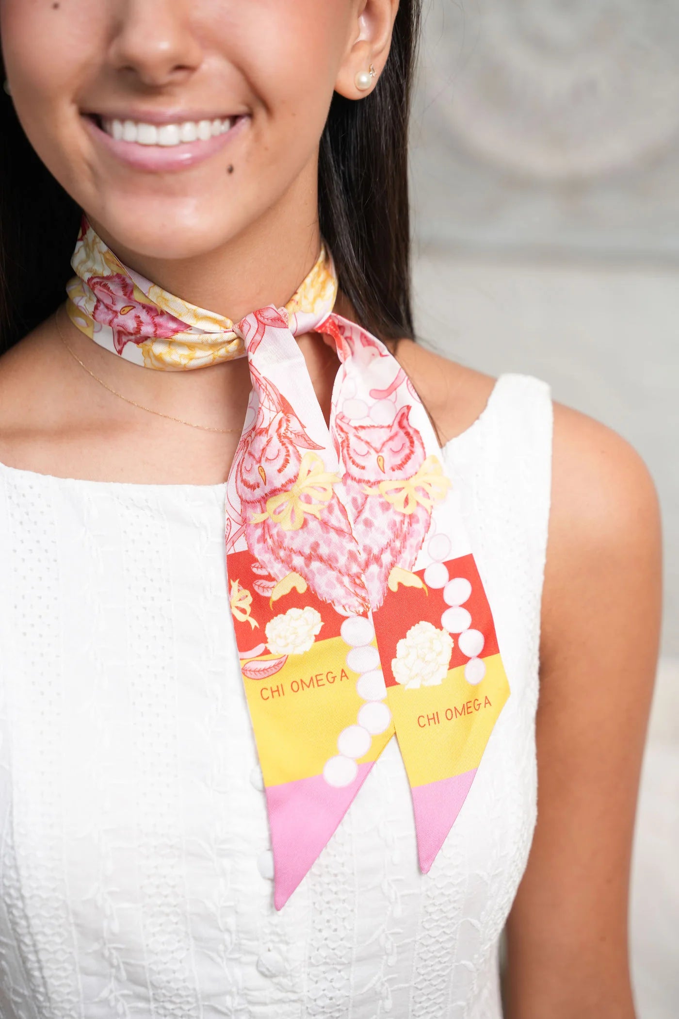 Chi Omega Heirloom Scarflette