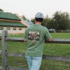 Adult Short Sleeve Tee-Duck Dog Stamp-Heather Olive