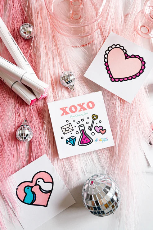 XOXO Mini Coloring Book