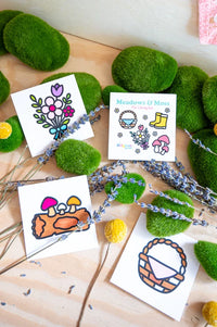 Meadows & Moss Mini Coloring Book