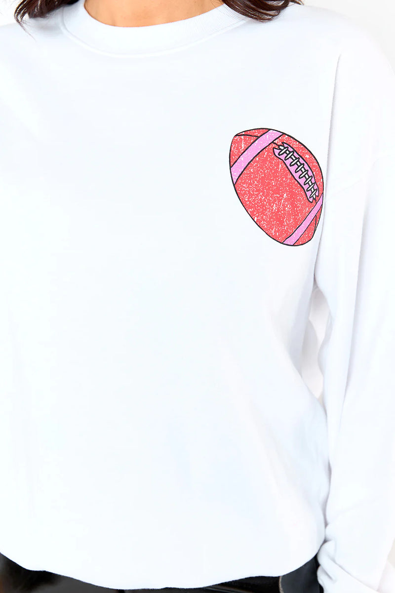 Devon Graphic Sweatshirt- Football Fun