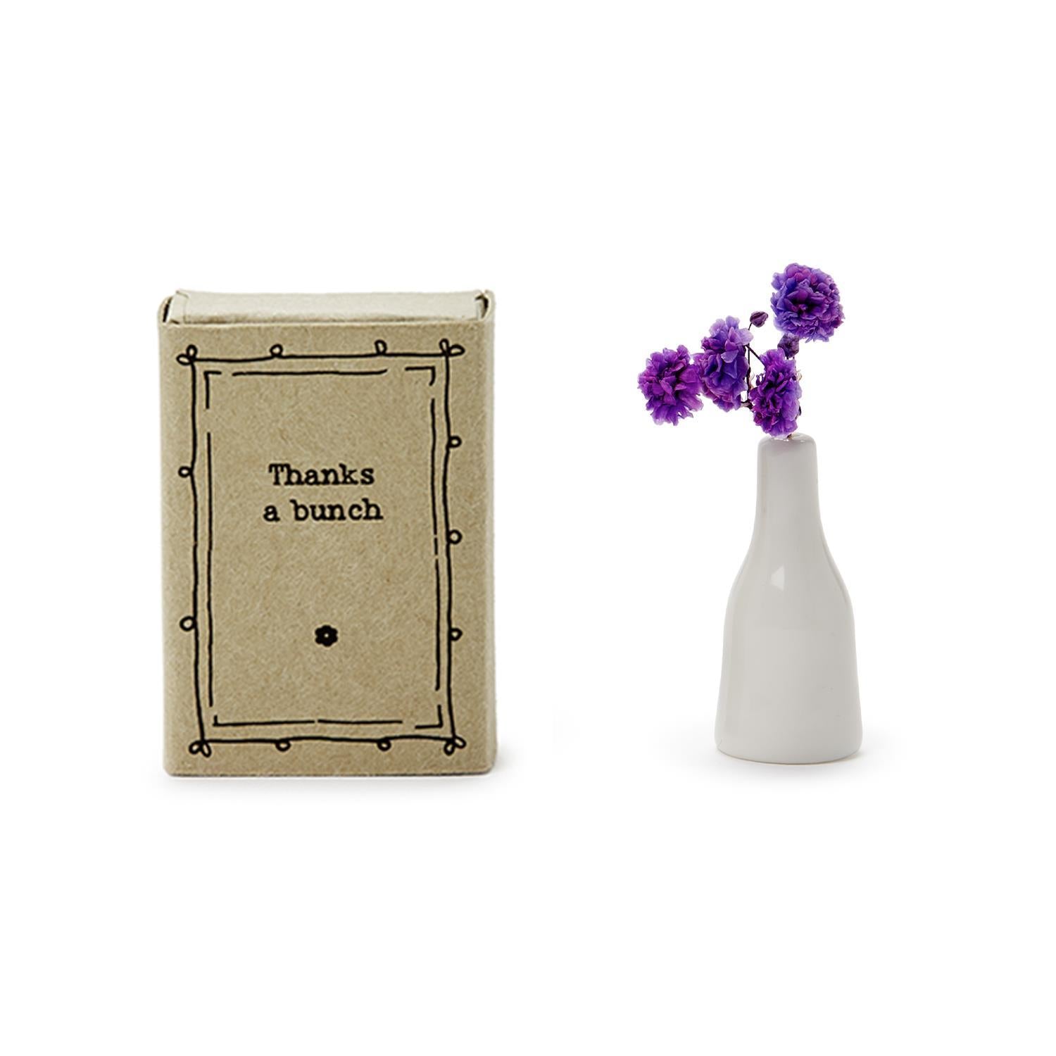Vase With Flowers Matchbox