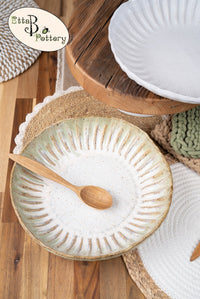 Crimped Serving Bowl