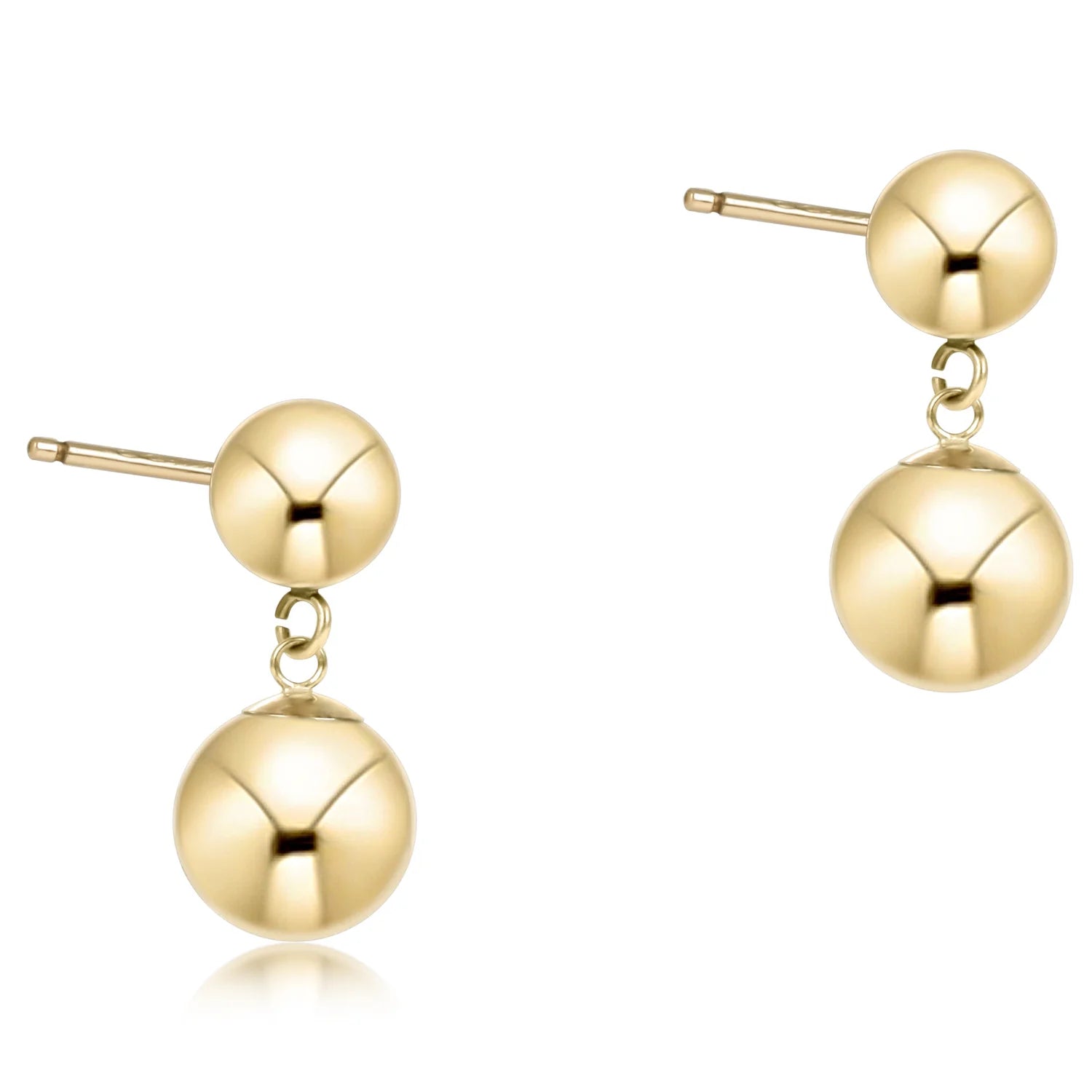 Classic 10mm Ball Drop Stud- Gold