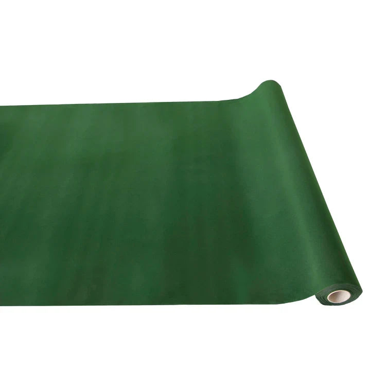 Green Flocked Table Runner