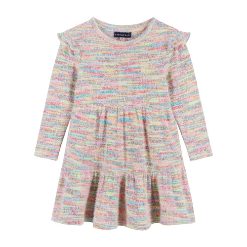 Multicolor Knit Sweater Dress