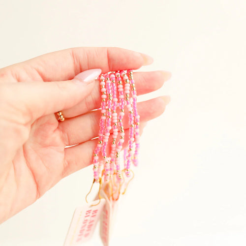 Pink Sprinkle Bracelet 6.25 "